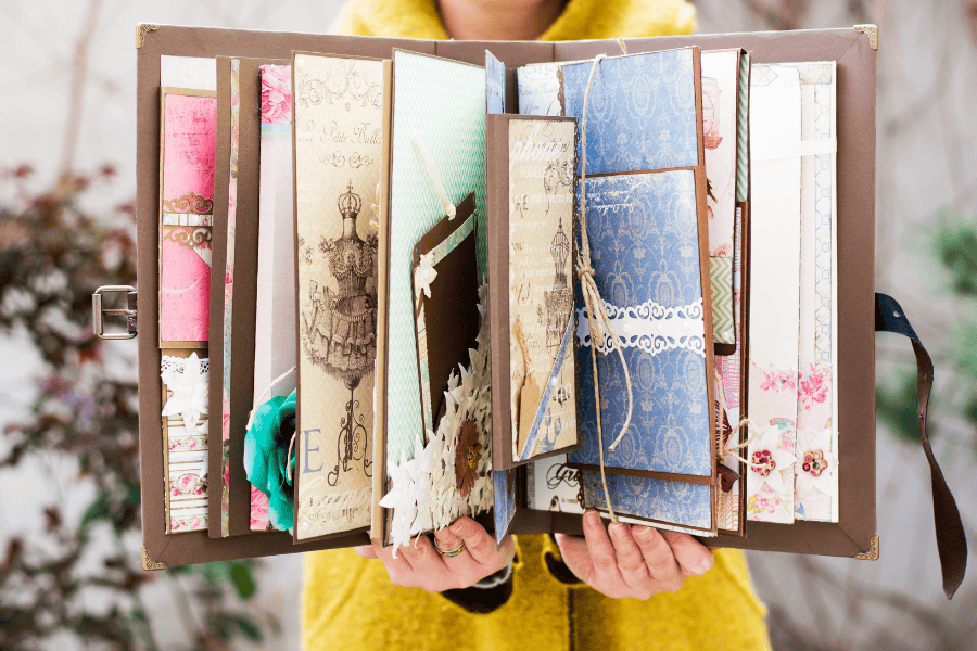 Travel scrapbook