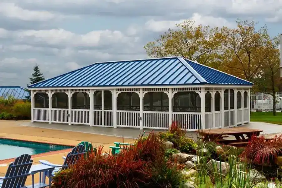 Rectangle Vinyl Gazebo