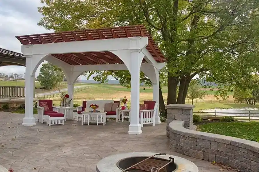 Santa Fe Vinyl Pergola