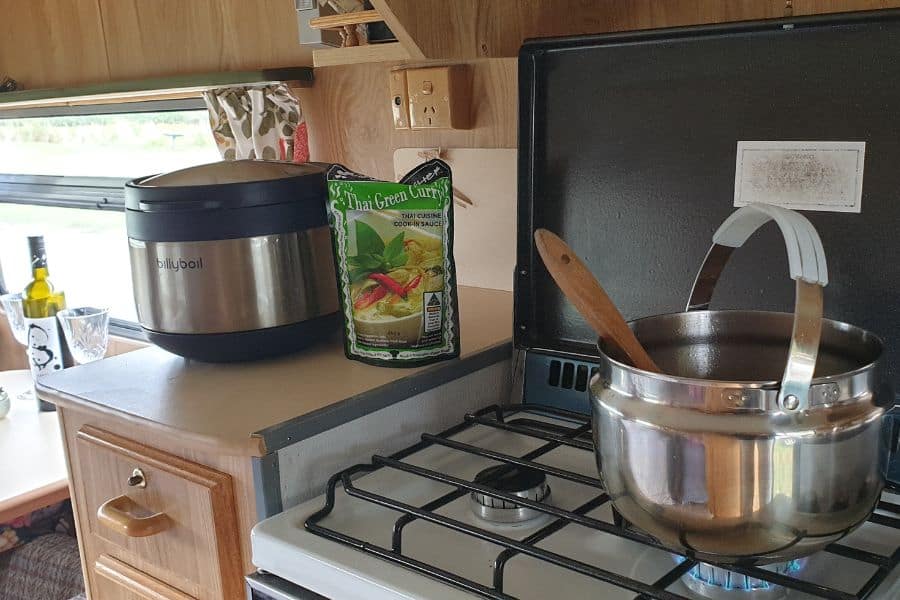 Cooking using the Billyboil Thermal Cooker
