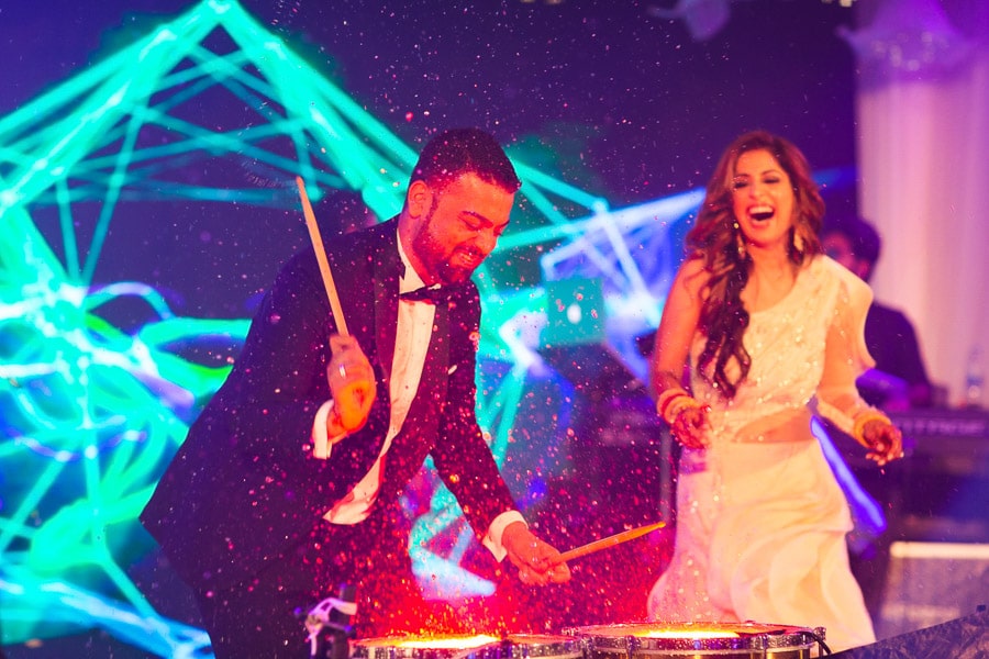 Indian wedding Sangeet dance