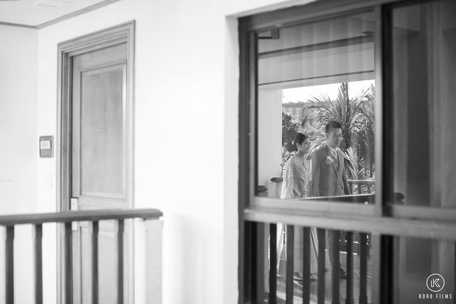 thai ceremony Black and white