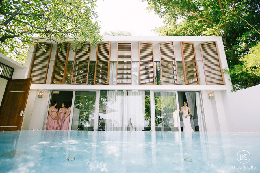 Western Wedding Bride and friends At Veranda Resort, Hua Hin