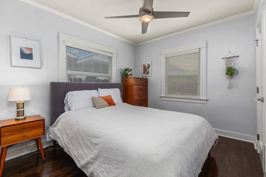 2632 Madison Avenue - Bedroom Area with Ceiling Fan