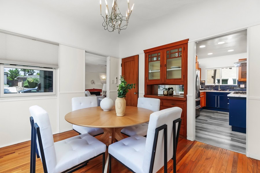 2619 Montclair St - Dining Room Area with Views to Kitchen
