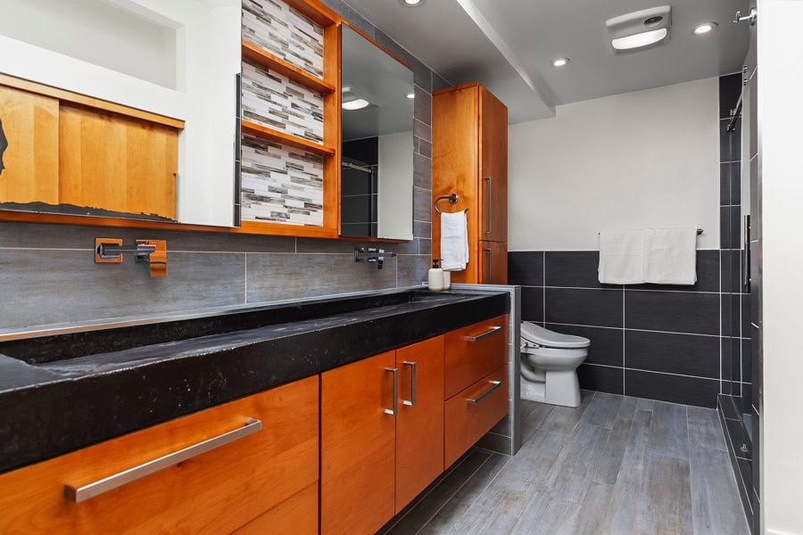 2619 Montclair St - Bathroom Area From Bedroom with Lots of Built-in Storage