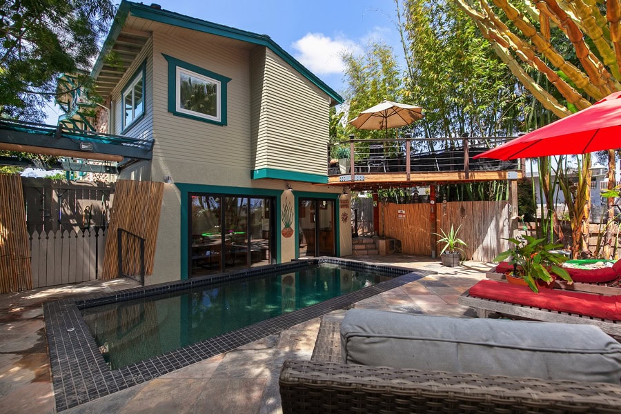 2619 Montclair St - View of the Pool in the Morning