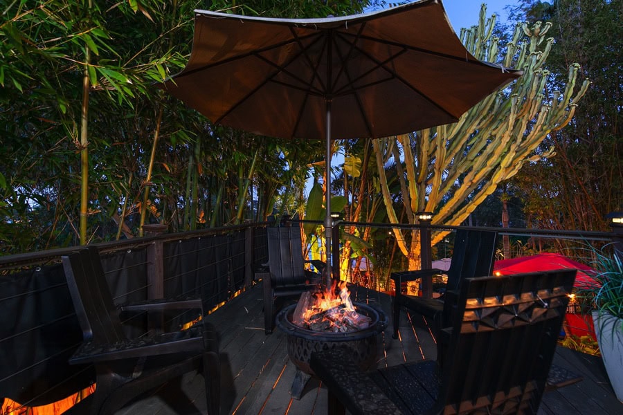 2619 Montclair St - Balcony Area with Firepit