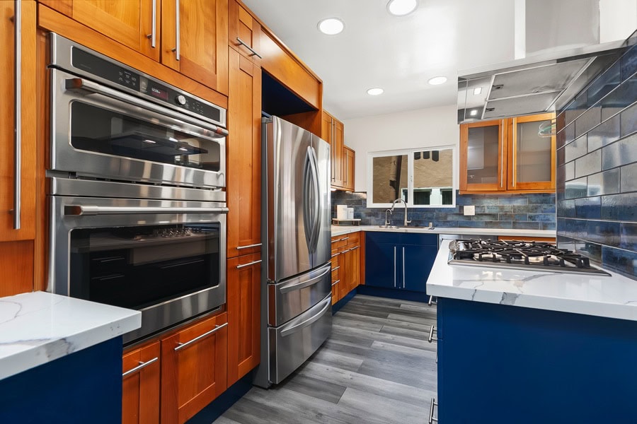 North Park kitchen with character - 2619 Montclair St featuring navy blue cabinetry buyers love in 2026