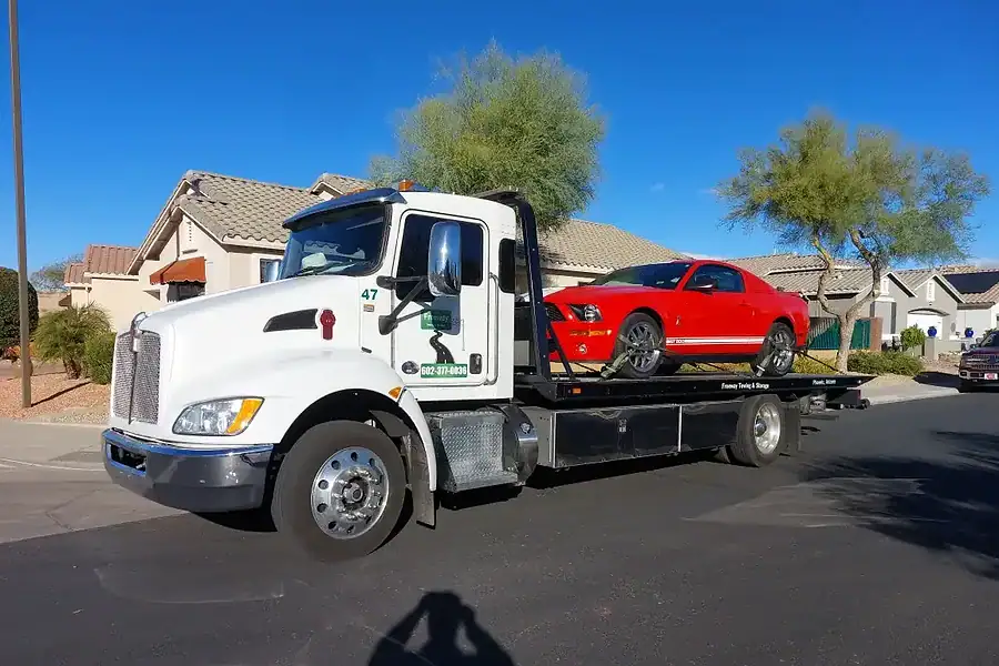 Emergency towing along I-17 and Loop 101 in North Phoenix