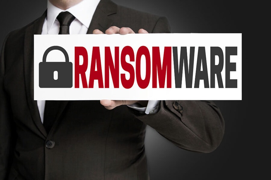 Ransomware Businessman