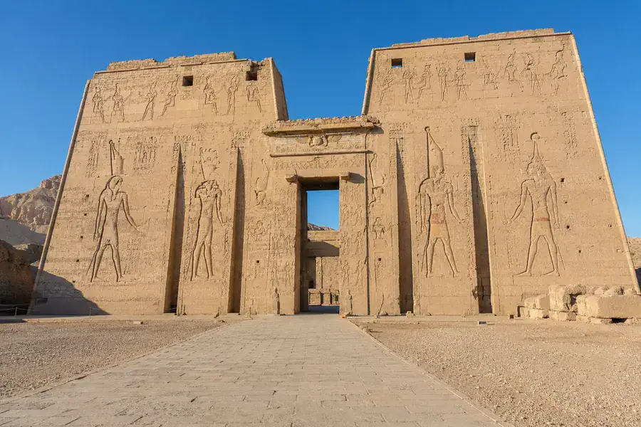Medinet Habu among the ancient Egyptian temples