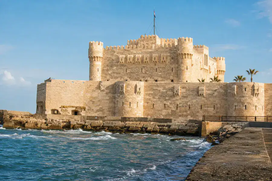 Qaitbay Citadel in Alexandria Egypt