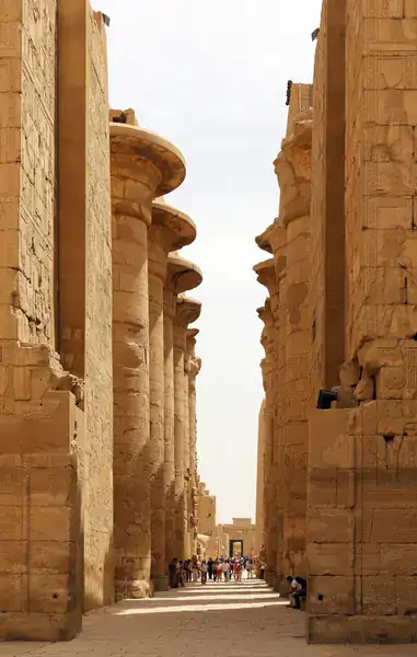 Great Hypostyle Hall at Karnak Temple in Luxor