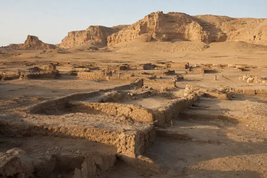 Ruins of Tell El-Amarna, the ancient city of Akhenaten