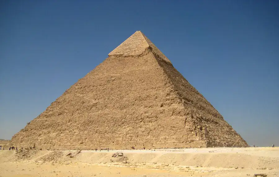 Pyramid of Khafre at the Pyramids of Giza