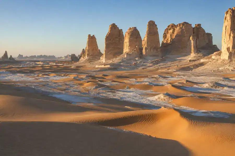 Valley of Agabat formations in Egypt