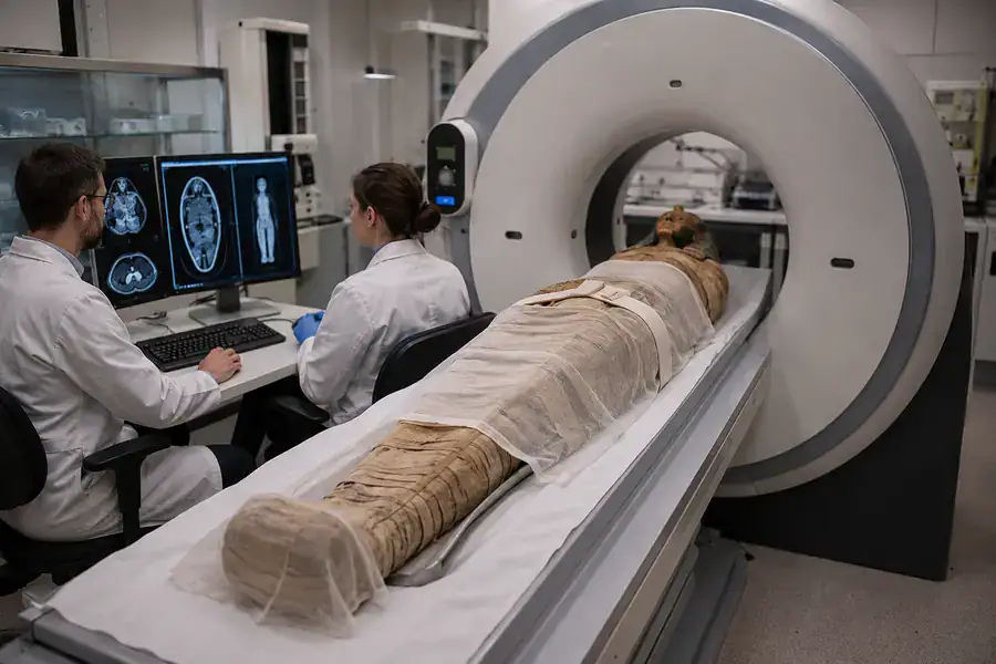 CT scan research into Ancient Egyptian Medicine and mummies