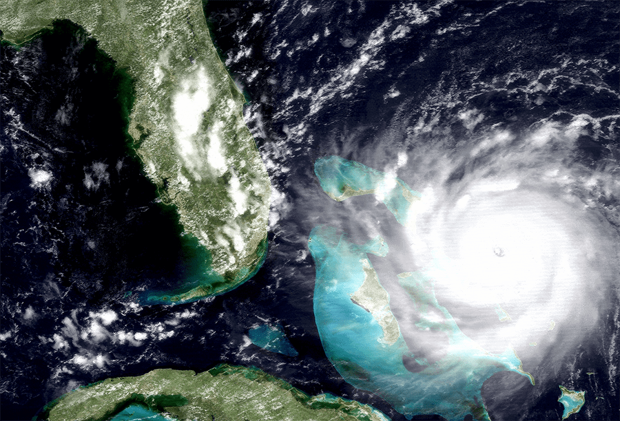 Hurricane damage that led to the creation of the 4-point inspection in Florida.