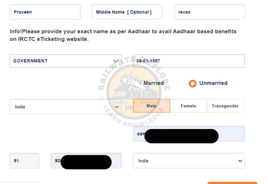 How to Book Train Tickets Online Account create Tamil 5 How to Book Train Tickets Online Account create Tamil 5