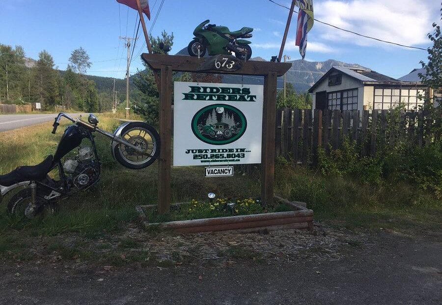 To get motorcycle riders to stay camp at Riders Retreat in Nakusp BC