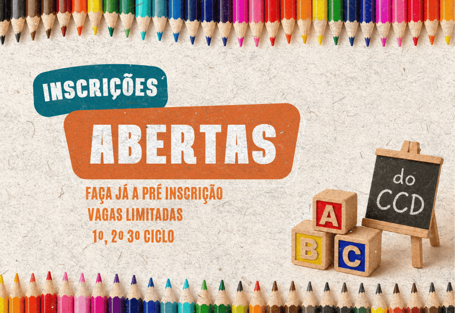 ABC do CCD abre inscrições para 2026/2027