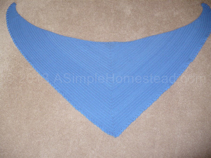 Walden shawl full view