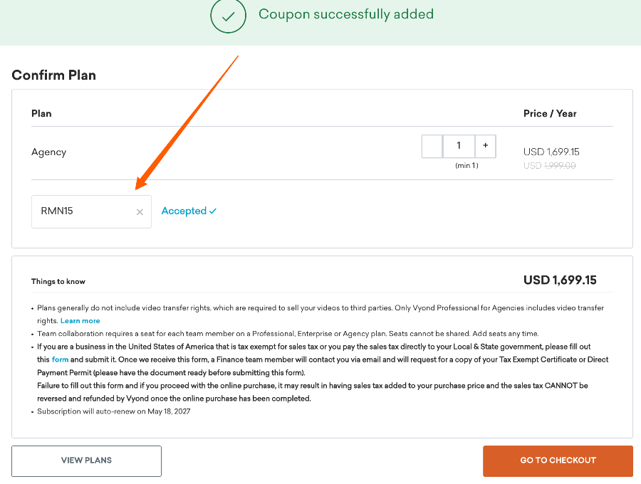 Vyond Coupon RMN15 Verified