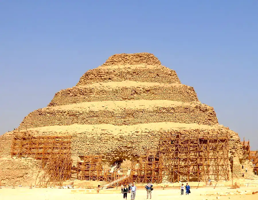 Step Pyramid at one of Egypt's historical sites