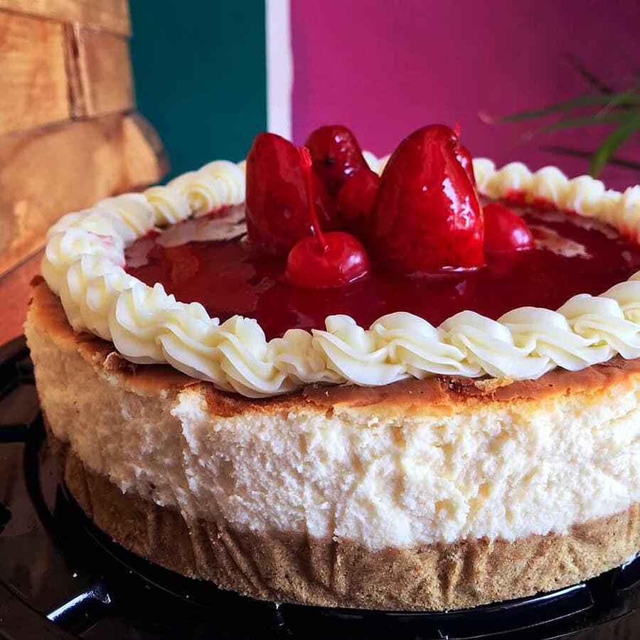 Cheesecake de frutos rojos de Apapacho Mío