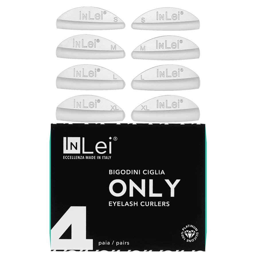 InLei "ONLY" - Силиконовые щипцы для завивки ресниц/4 пары/ (S,M,L,XL) — изображение 3