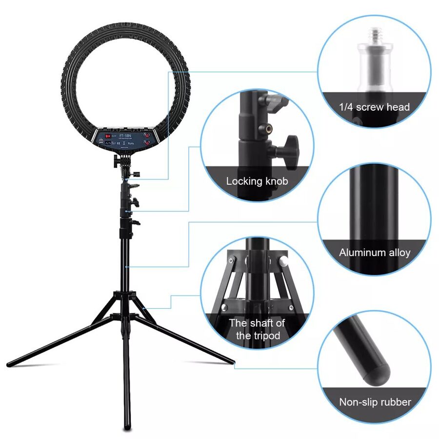Ring light 45cm + statīvs - Image 6