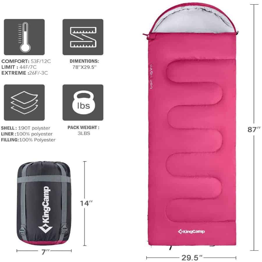 King camp sleeping bag - photo 3