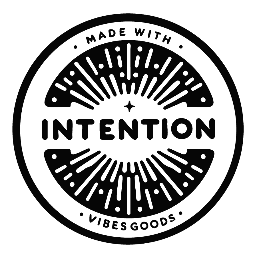 Made with Intention, znaczek Vibes Goods