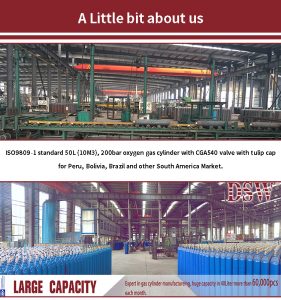 high pressure oxygen cylinders