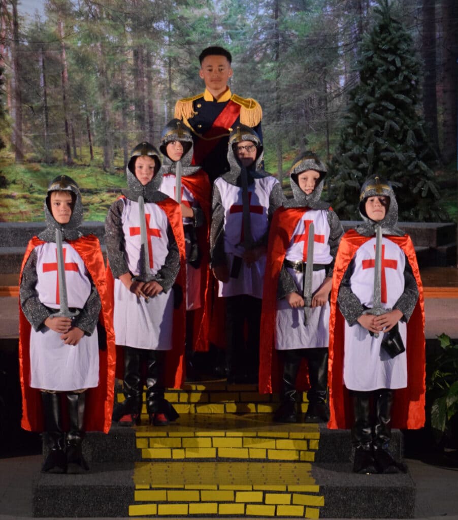 Martin Luther School students performing Out of the Woods spring musical 2026