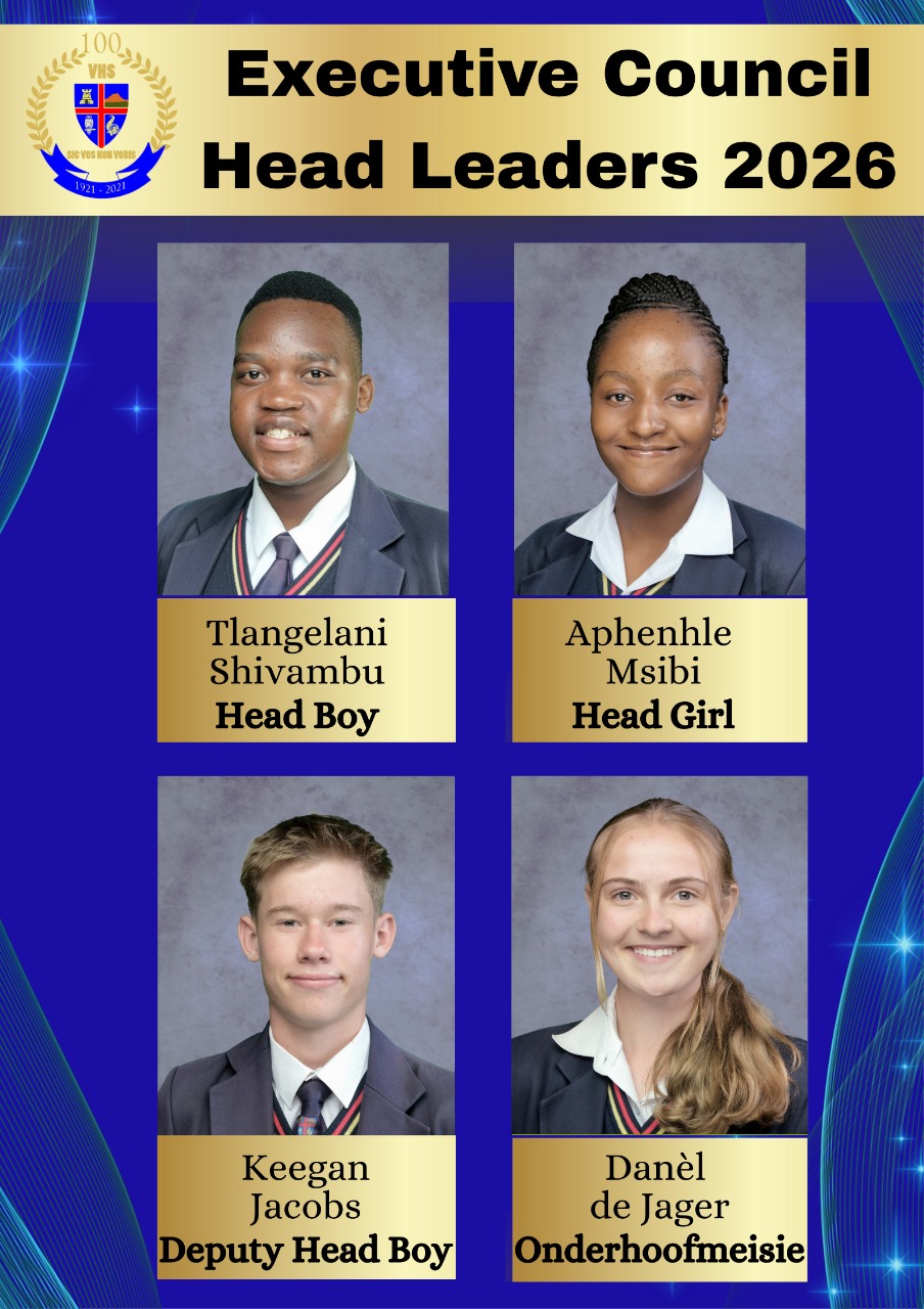 Volksrust High School announce Head Leaders for 2026 - AWSUM School News