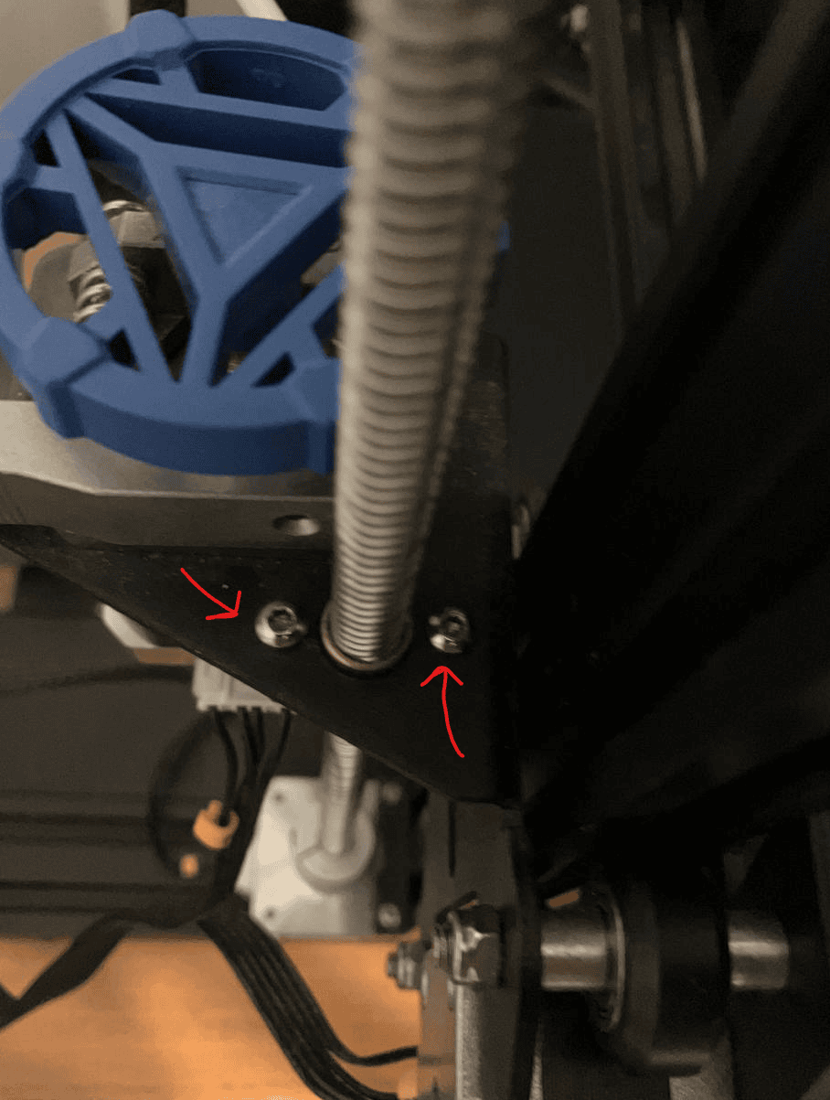 ender 3 extruder mount z axis coupler screws
