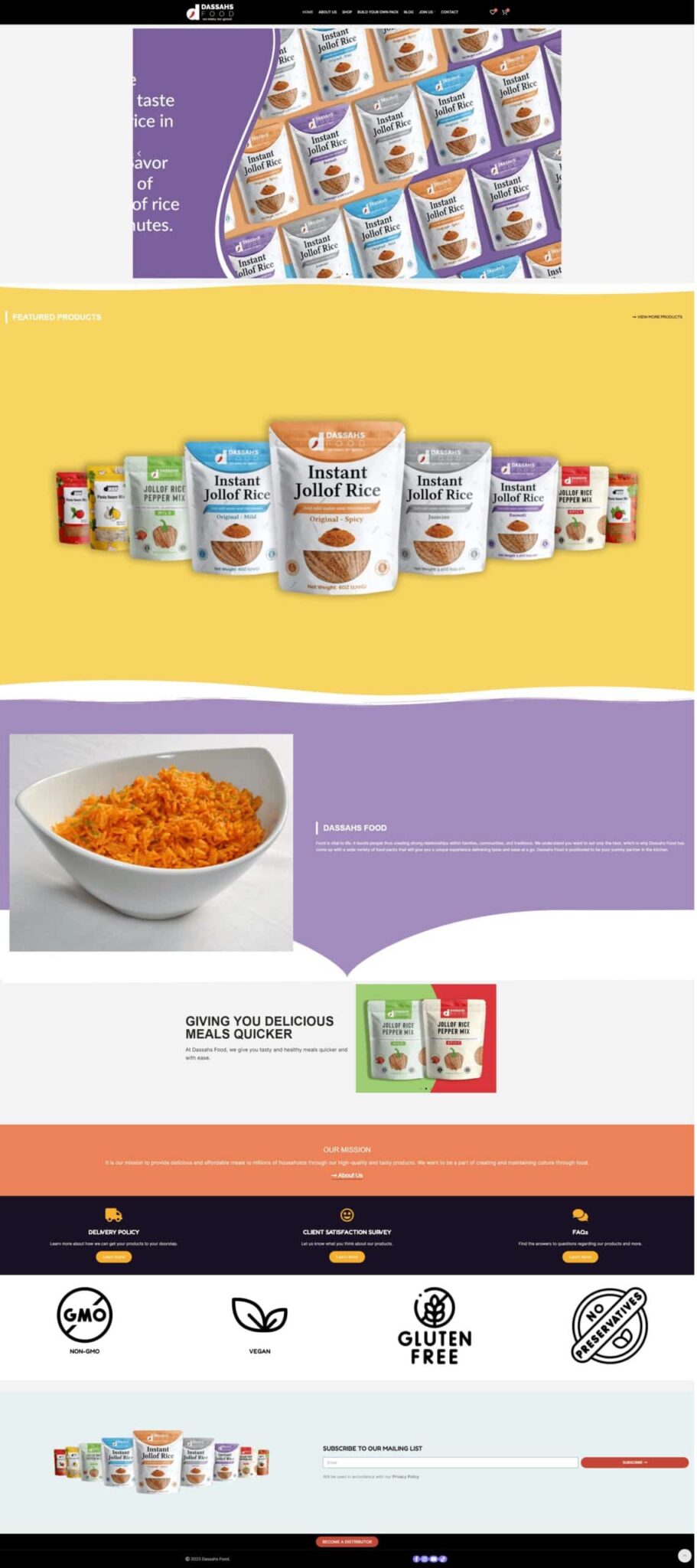 DASSAHS FOOD Case Study