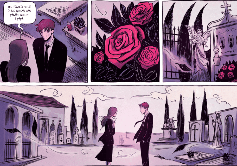 aldilà di te shockdom funerale