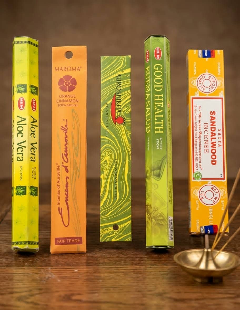 Lot Encens Detox & Bien‑être Naturel – 5 boîtes