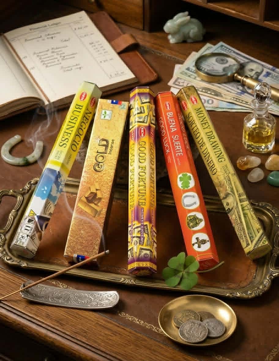 Lot d’encens Prospérité & Abondance 5 boîtes