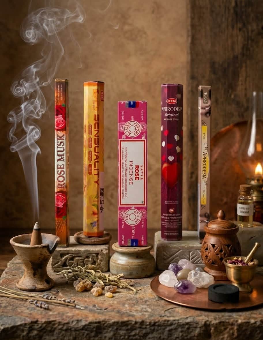 Lot d'encens Romance et séduction