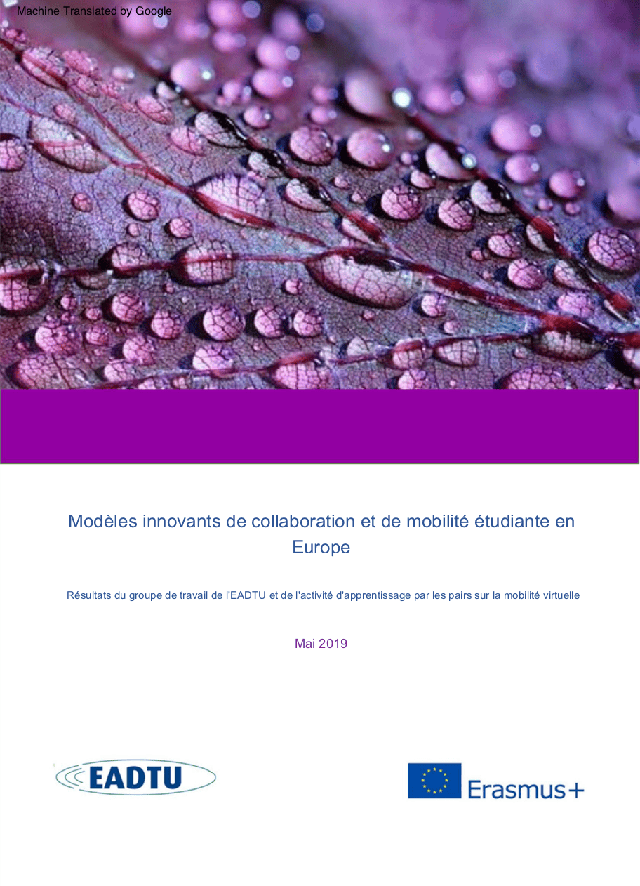 Modèles innovants de collaboration et de mobilité étudiante en Europe