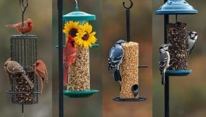 Matching bird species with their preferred seeds at backyard feeders