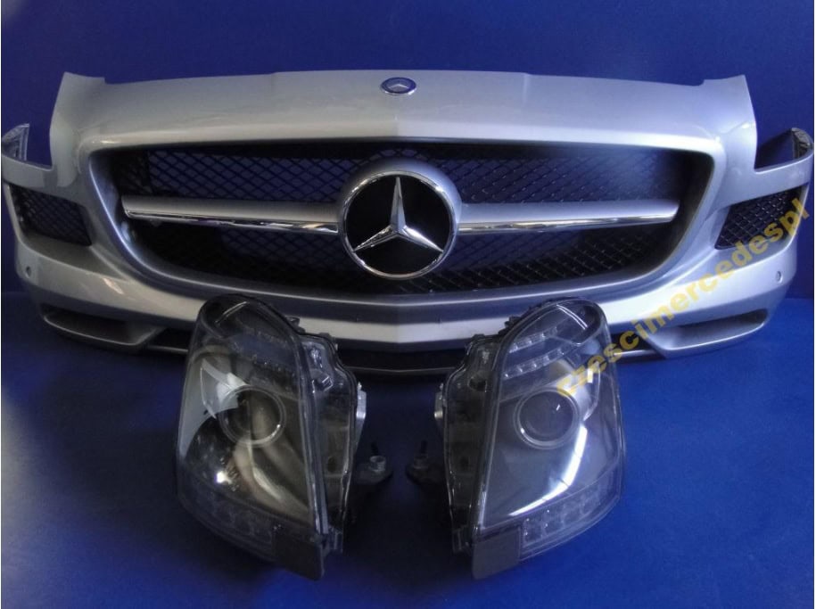 MERCEDES SLS 197 AMG LAMPY ZDERZAK GRILL LAMPA