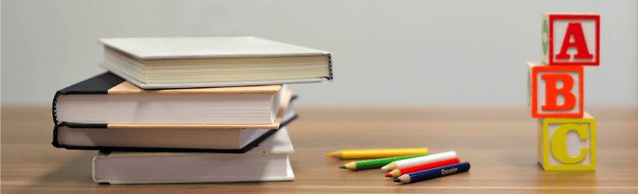 Childrens Learning Resources On Desk