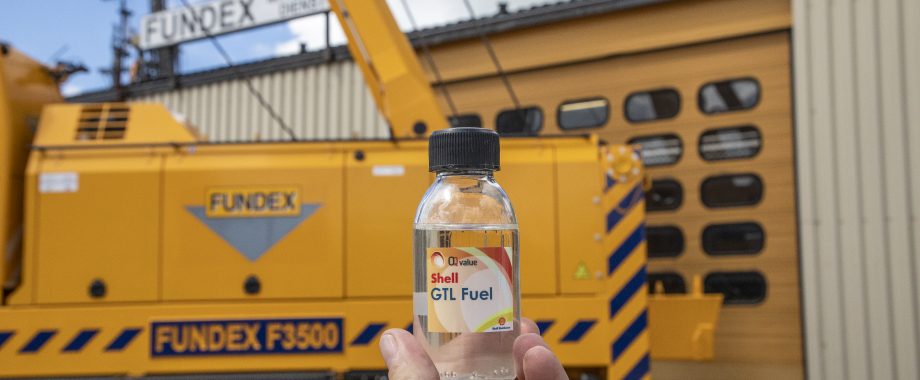 Fundex reduceert emissies en verbetert lokale luchtkwaliteit met overstap naar GTL Fuel