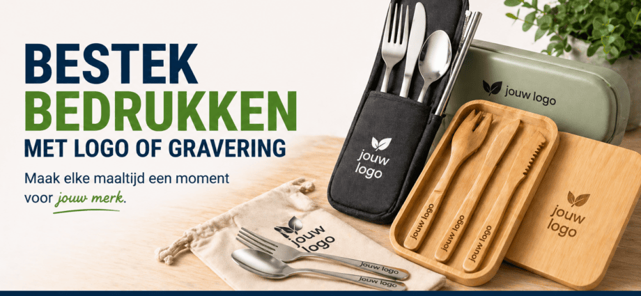 Bestek bedrukken met logo of gravering als relatiegeschenk