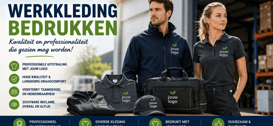 Werkkleding bedrukken met logo voor personeel en professionele uitstraling
